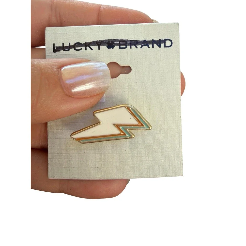 Lucky brand lightning strike brooch lightning fast pin